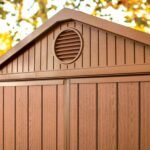 Keter 6×8 Darwin Heavy Duty Plastic Garden Shed – Brown - Image 6