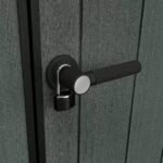 Keter 9x 7 Cortina Heavy Duty Plastic Pent Shed – Dark Green - Image 4