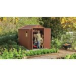 Keter 6×8 Darwin Heavy Duty Plastic Garden Shed – Brown - Image 3