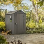 Keter 4×6 Darwin Heavy Duty Plastic Garden Shed – Grey - Image 4