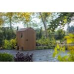 Keter 4×6 Darwin Heavy Duty Plastic Garden Shed – Brown - Image 3