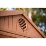 Keter 4×6 Darwin Heavy Duty Plastic Garden Shed – Brown - Image 8
