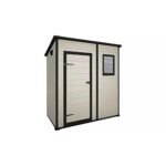 Keter 6 x 4 Manor Plastic Pent Garden Storage Shed – Beige