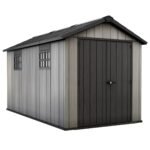 Keter 7.5′ x 13′ Oakland Heavy Duty Plastic Shed – Grey