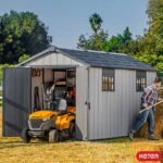 Keter 7.5′ x 13′ Oakland Heavy Duty Plastic Shed – Grey - Image 7