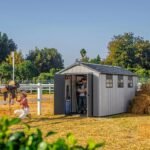 Keter 7.5′ x 15′ Oakland Heavy Duty Plastic Shed – Grey - Image 3