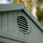 Keter 6×8 Darwin Heavy Duty Plastic Garden Shed – Green - Image 3