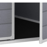 Keter 6 x 6 Manor Plastic Pent Garden Storage Shed – Grey - Image 3